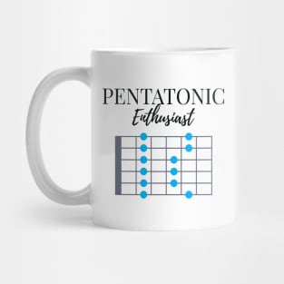 Pentatonic Scale Enthusiast Light Theme Mug